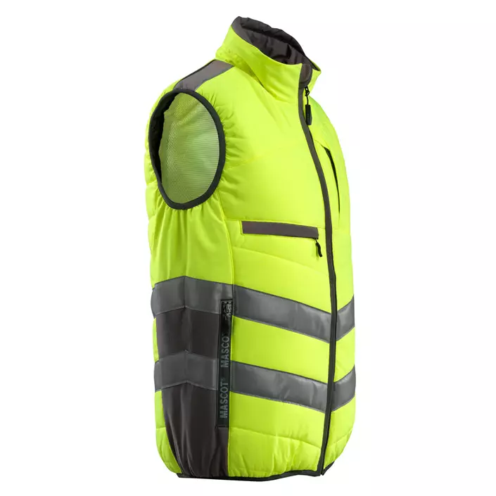 Mascot Safe Supreme Grimsby vadderad väst, Varsel Gul/Mörk antracit, large image number 3