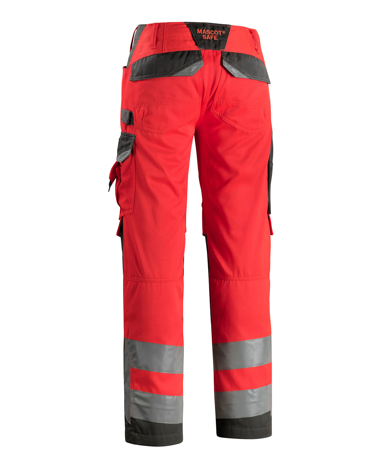Mascot Safe Supreme Kendal work trousers, Hi-vis red/Dark anthracite, Hi-vis red/Dark anthracite, large image number 2