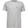 Westborn T-shirt mit Brusttasche, Light Grey Melange