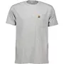 Westborn T-shirt med brystlomme, Light Grey Melange