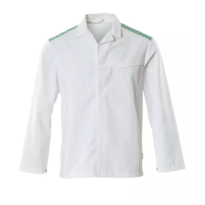 Mascot Food & Care HACCP-godkjent  jakke, Hvit/Gressgrønn, large image number 0