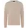 Clipper Aarhus knitted pullover, Light sand, Light sand, swatch