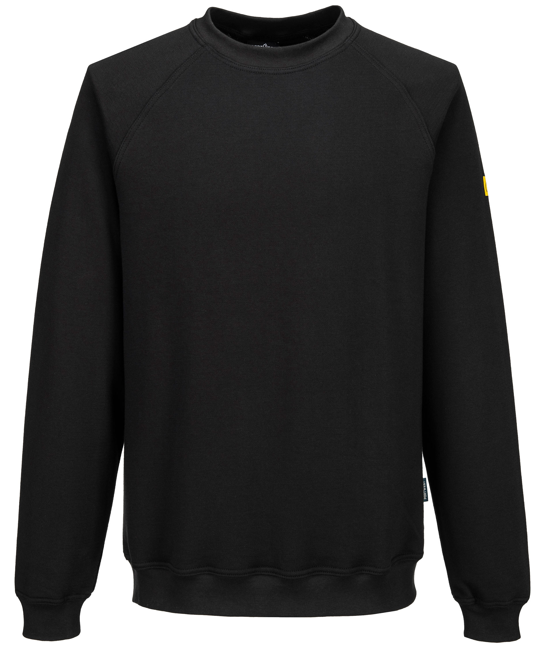 Portwest ESD sweatshirt, Sort, Sort, swatch