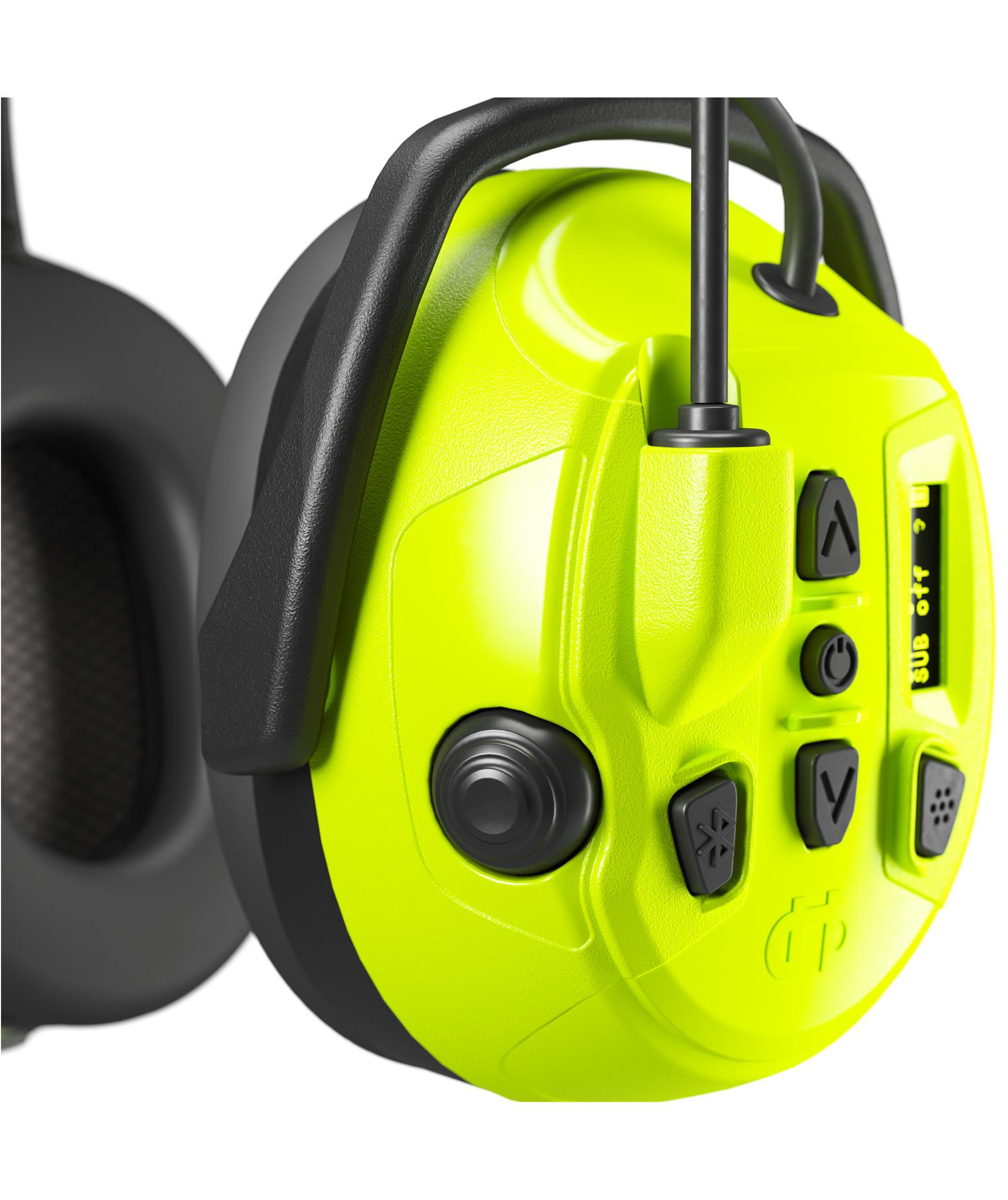 Hellberg Local 2 h&oslash;rev&aelig;rn med Bluetooth, Sort/Gul, Sort/Gul, large image number 4