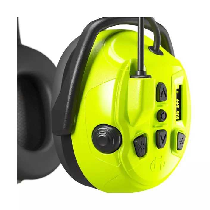 Hellberg Local 2 høreværn med Bluetooth, Sort/Gul, Sort/Gul, large image number 4