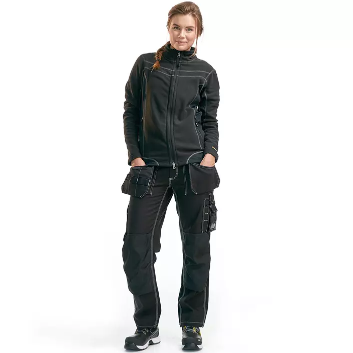 Blåkläder women's microfleece jacket, Black, large image number 1