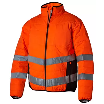 Top Swede quilted jacket, Hi-Vis Orange/Black