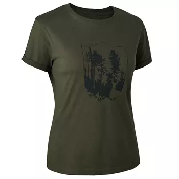 Deerhunter Lady T-shirt dam, Bank green