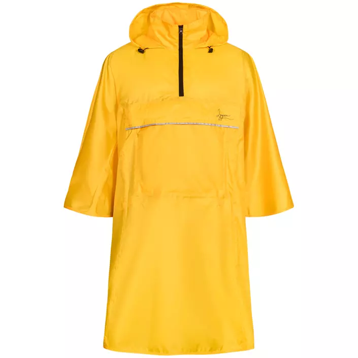Lyngsøe rain poncho, Yellow, Yellow, large image number 0