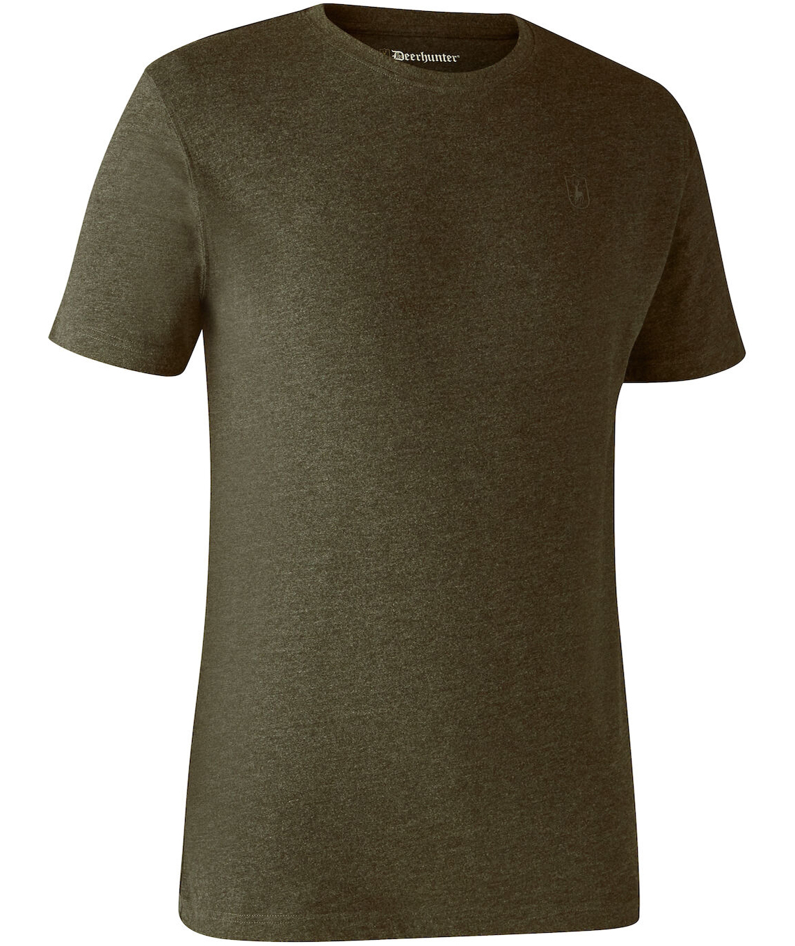 Deerhunter Basic 2-pack T-shirt, Adventure Green Melange, large image number 3