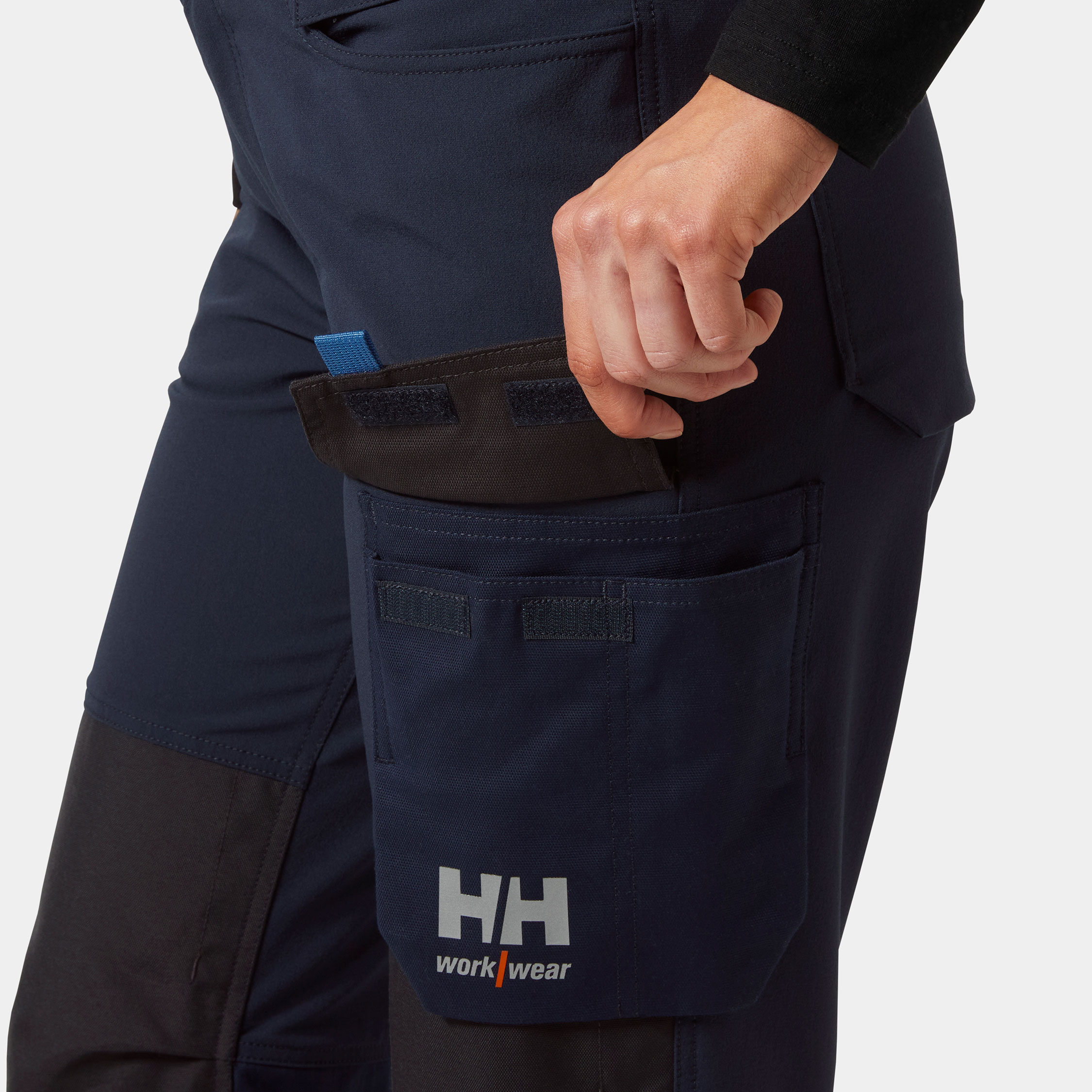 Helly Hansen Oxford 4X Connect&trade; arbetsbyxa full stretch dam, Navy/Ebony, large image number 6