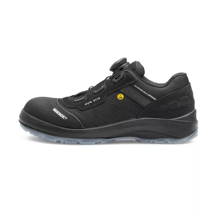NOKNOK 4110 safety shoes S1P, Black, large image number 0
