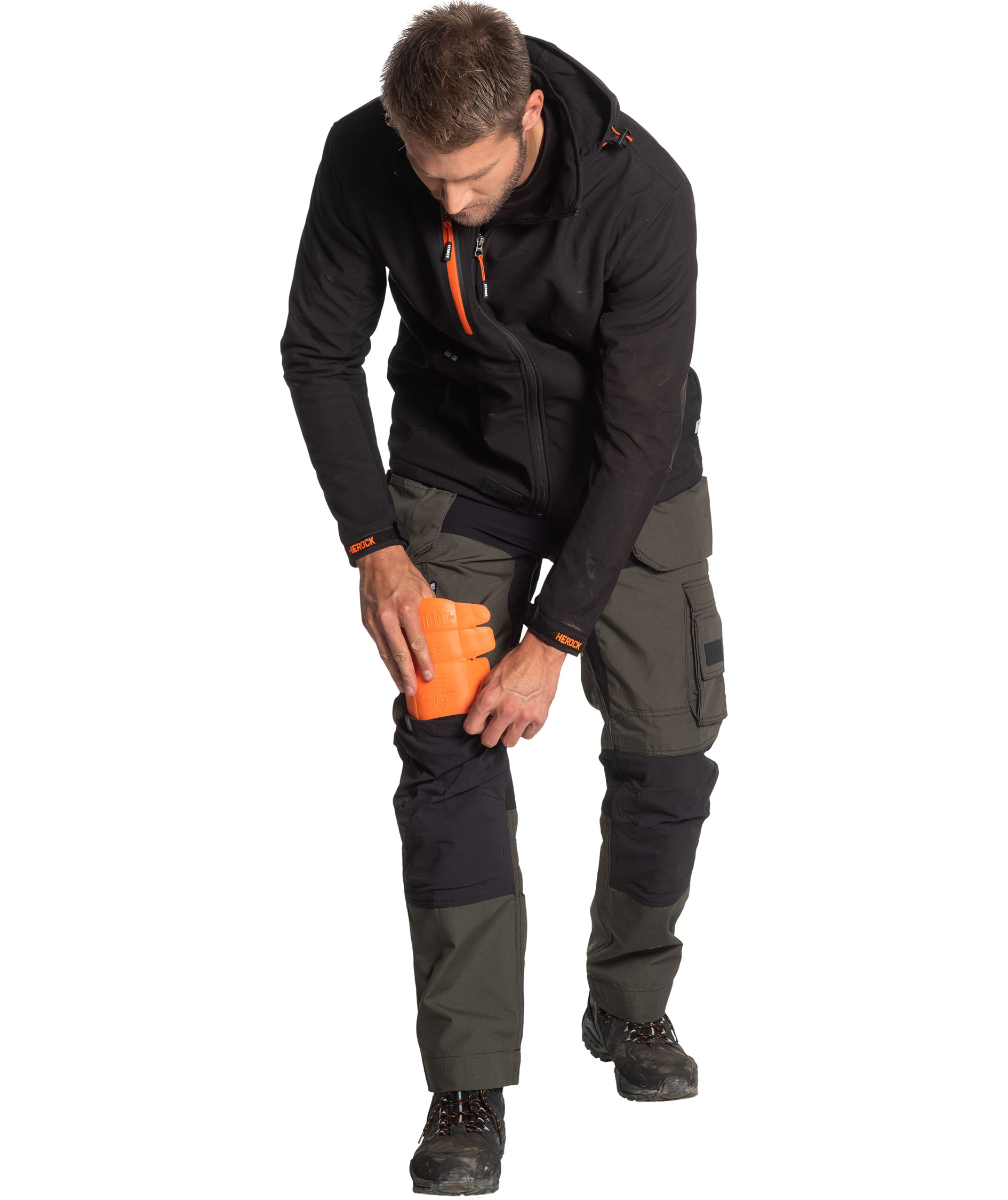 HEROCK knee pads, Orange, Orange, large image number 2