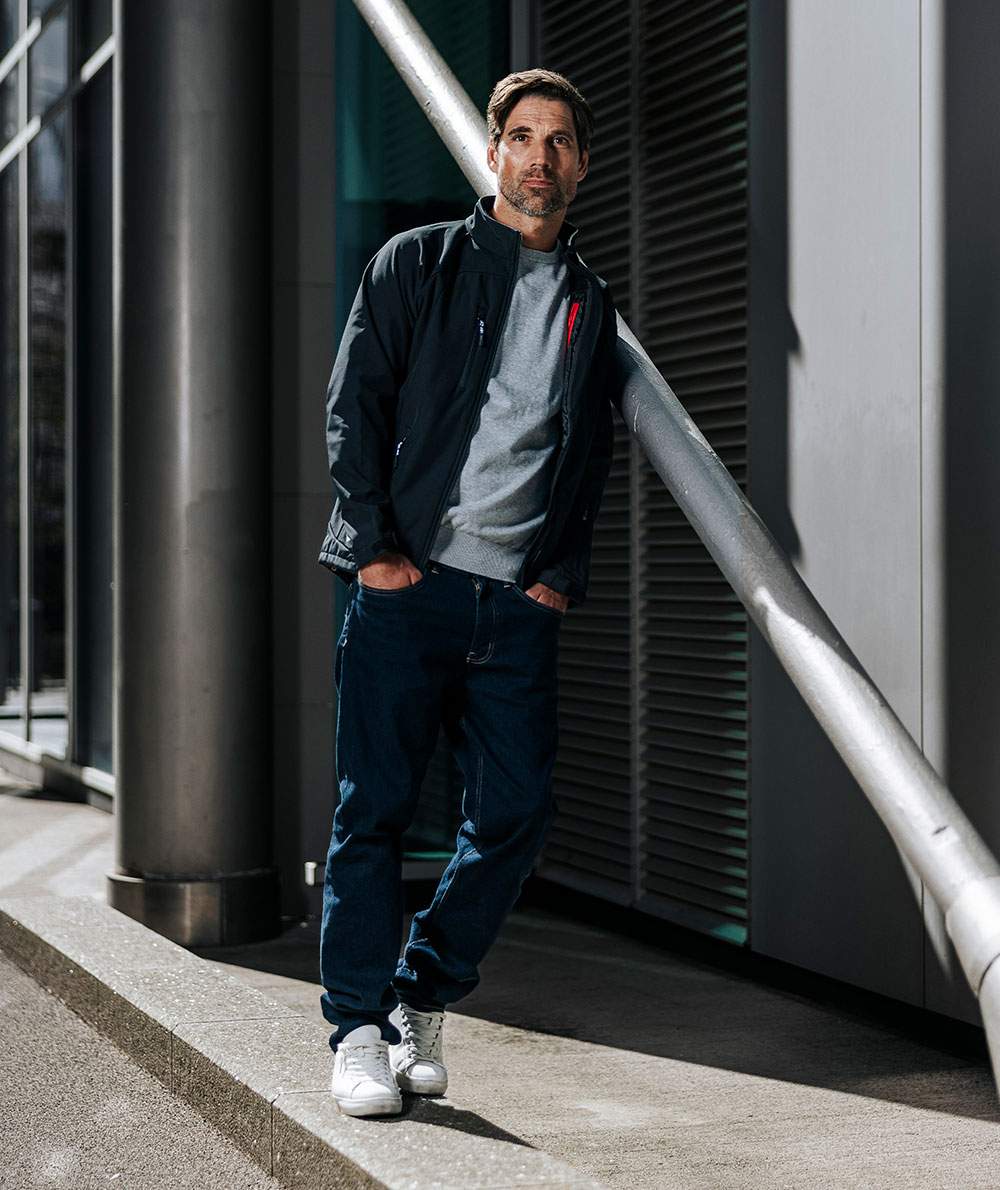 YOU Williamsport softshelljakke, Marine, large image number 1