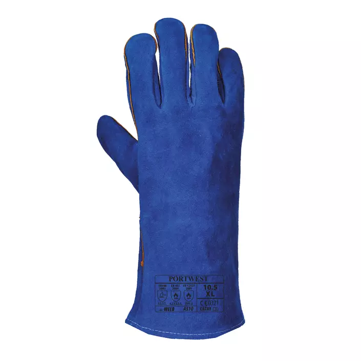 Portwest welding gloves, Blue, large image number 2