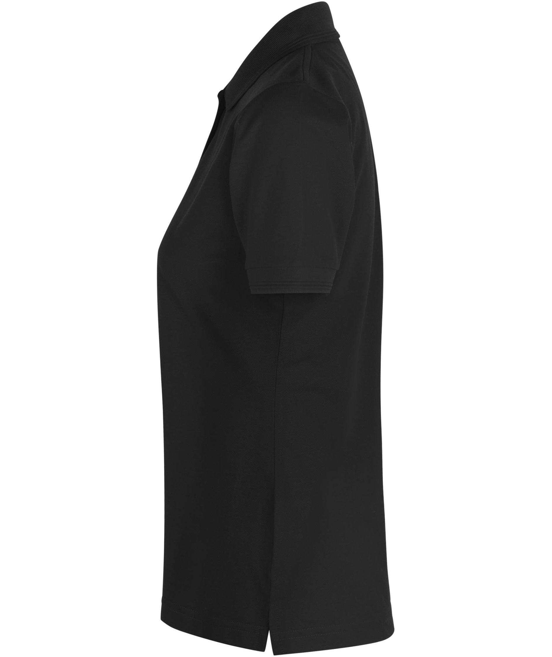 ID Klassisk dame Polo T-skjorte, Svart, large image number 2