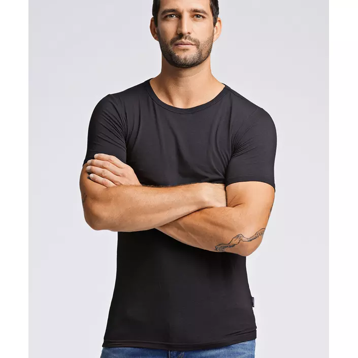 Lindbergh Basic 2-pack T-shirt, Black, large image number 6