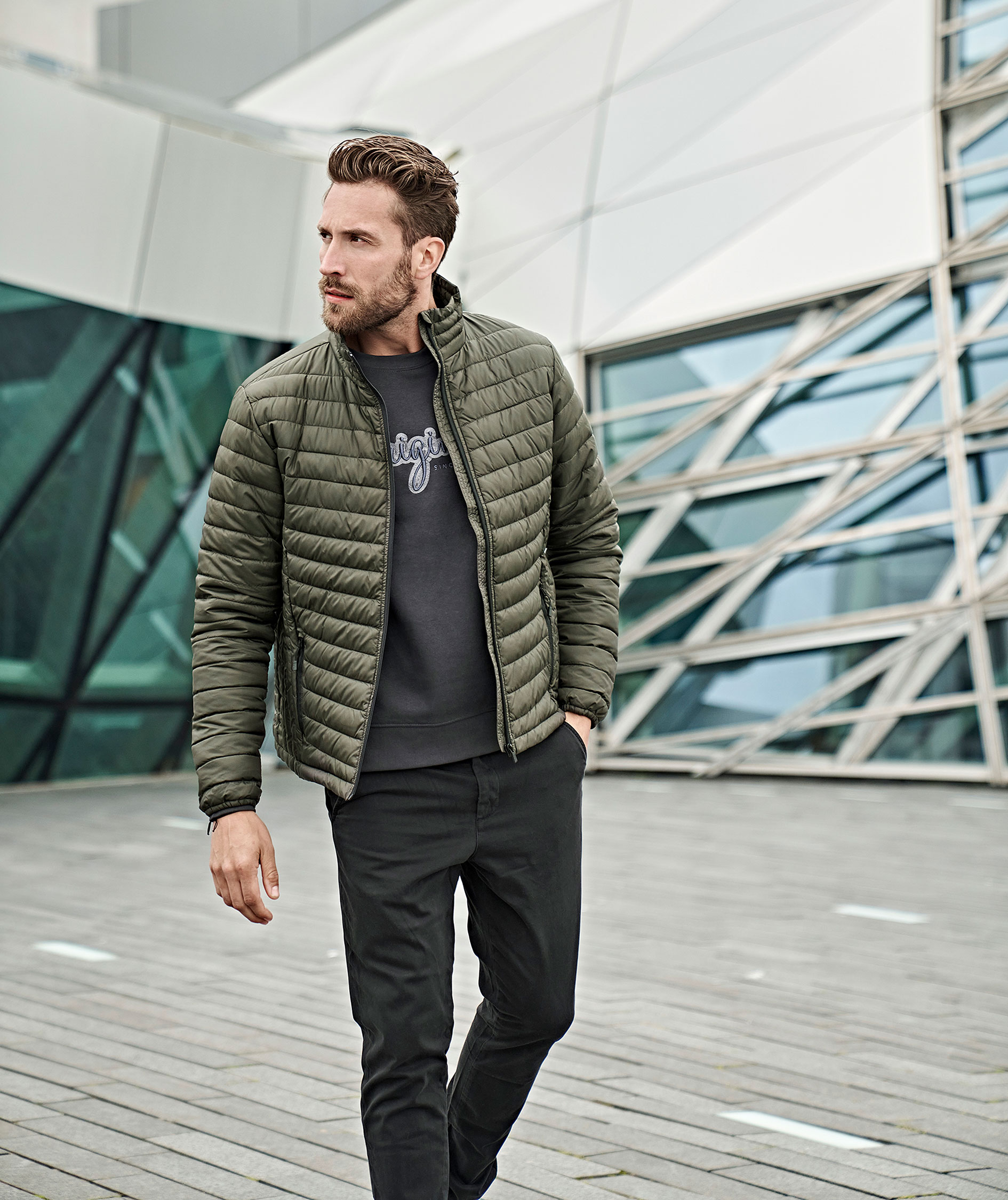 Tee Jays Zepelin jakke, Dark Olive, large image number 1