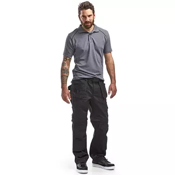 Blåkläder håndværkerbukser med zip-off ben, Sort