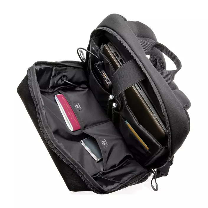 Swiss Peak 15,6" Laptop-Rucksack 12 L, Schwarz, Schwarz, large image number 7