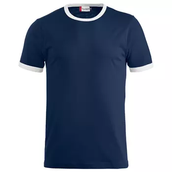 Clique Nome T-Shirt, Marine/Weiß
