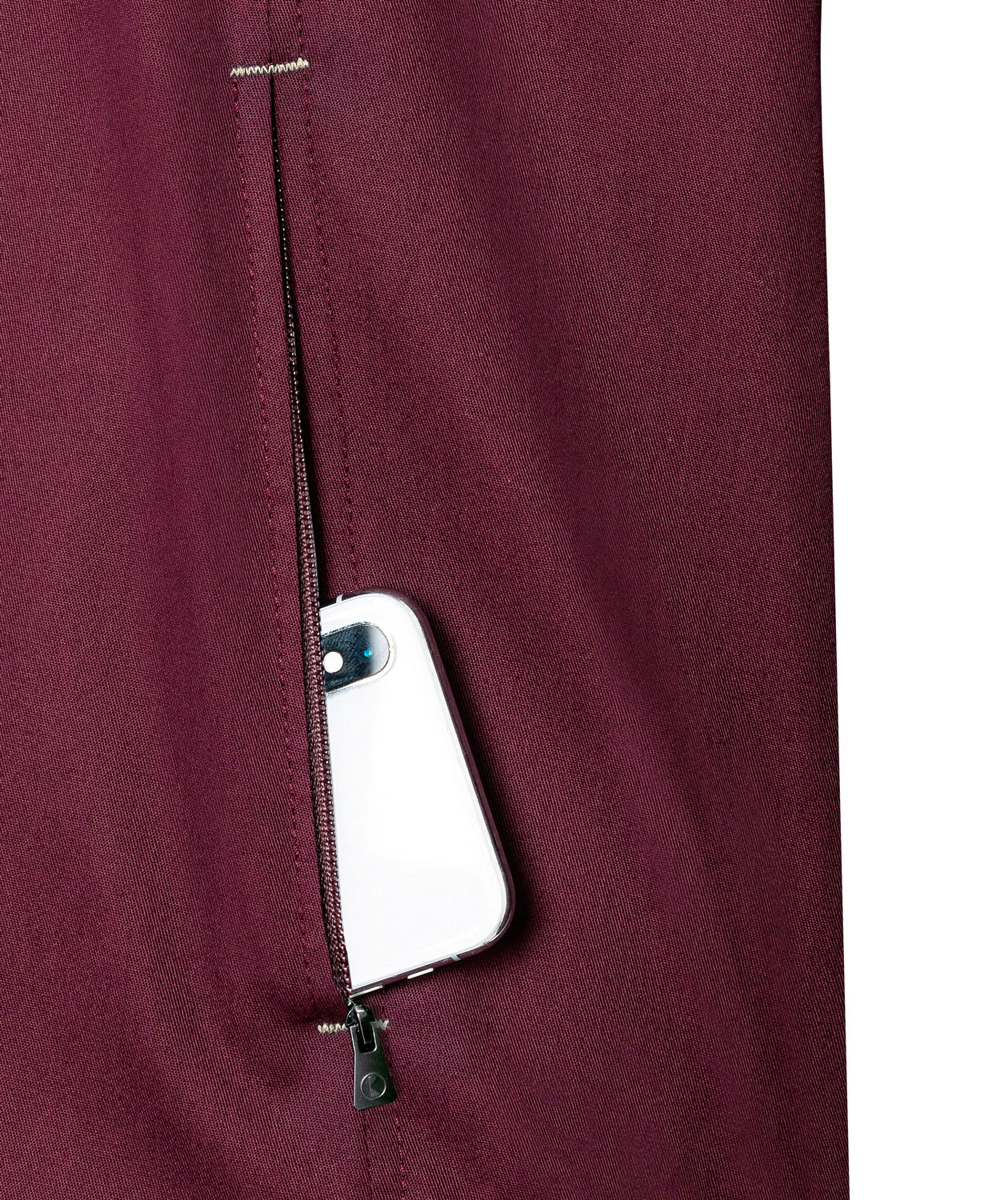 Karlowsky Green-generation kort&auml;rmad kockjacka, Aubergine, large image number 4