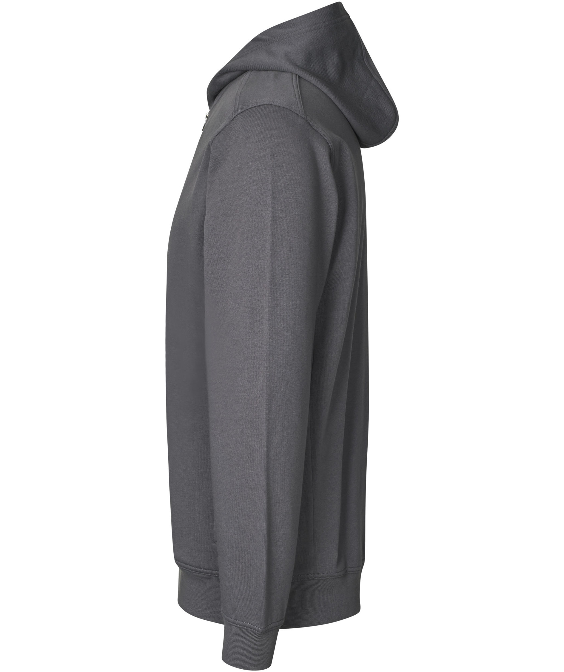 ID Pro Wear Care hoodie med dragkedja, Silver Grey, large image number 2