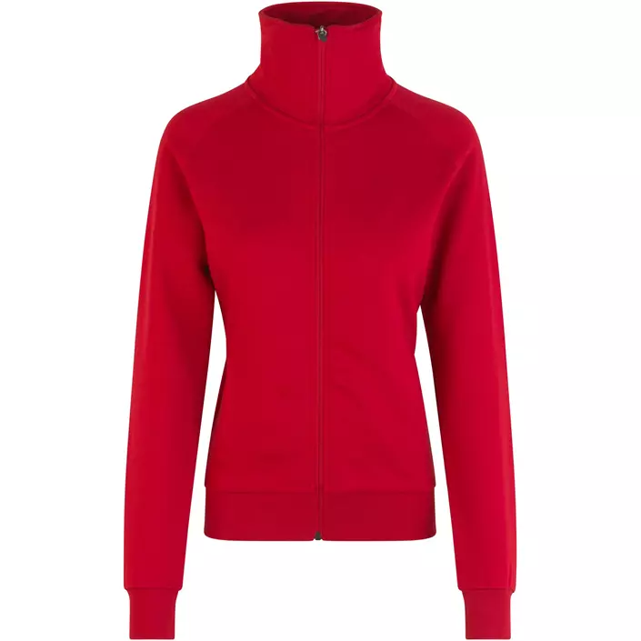 ID women's sweat cardigan, Red, large image number 0