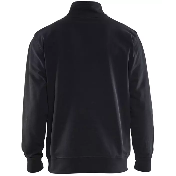 Blåkläder Unite Half-Zip sweatshirt, Sort/Hi-Vis Gul, large image number 1