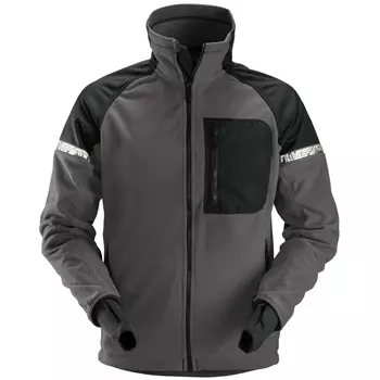 Snickers AllroundWork fleece jacket 8005, Steel Grey/Black