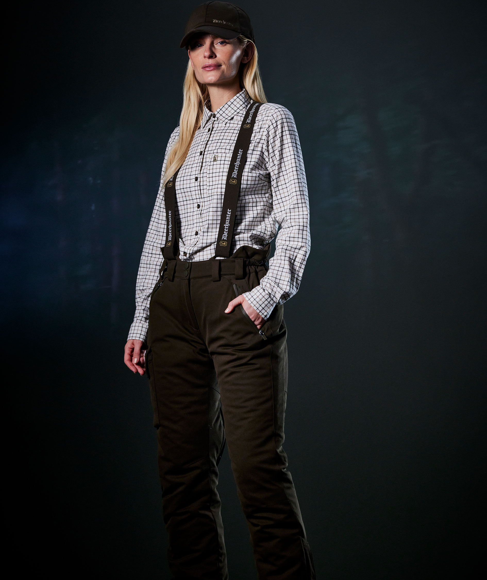 Deerhunter Muflon Pro women's winter trousers, Art green, large image number 3