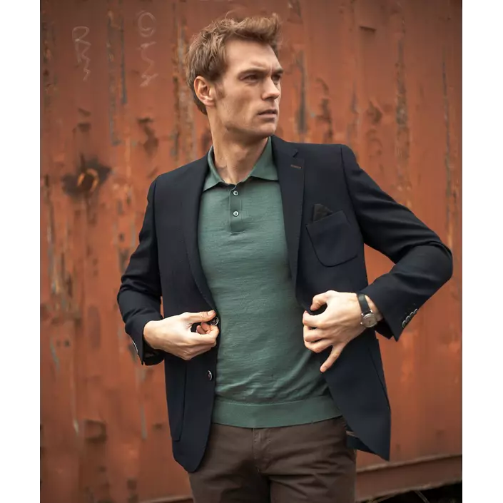 Sunwill Modern fit blazer med uld, Dark navy, large image number 1