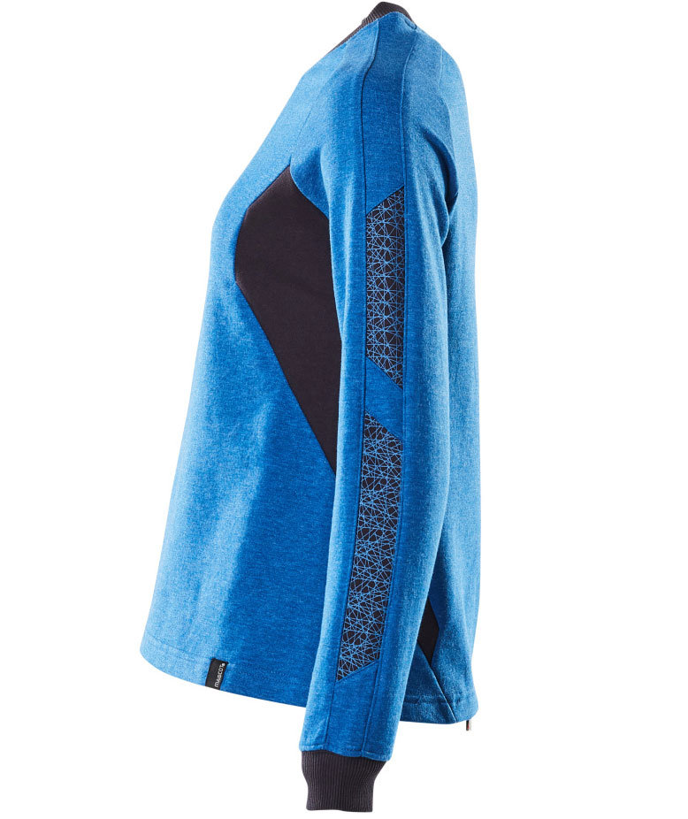 Mascot Accelerate dame sweatshirt, Asurbl&aring;/M&oslash;rk Marine, large image number 2