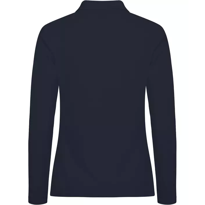 Clique Manhatten  langärmliges damen Poloshirt, Dunkel Marine, large image number 2