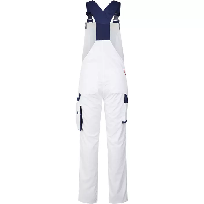 Engel Enterprise Slim Fit overall, Hvid/Marine, large image number 1