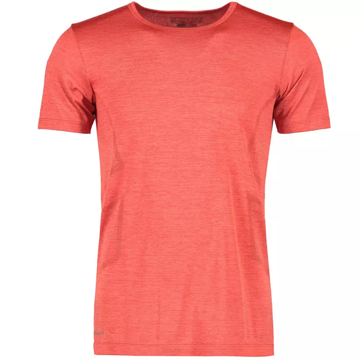GEYSER sømløs T-skjorte, Rød Melange, large image number 0