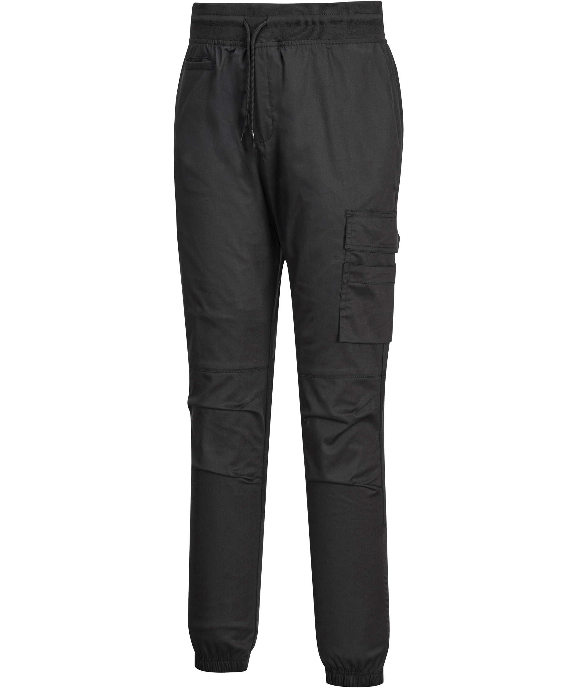 Portwest C074 stretch chefs trousers, Black, large image number 2