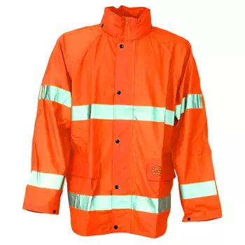 Abeko Atec rain jacket, Hi-vis Orange
