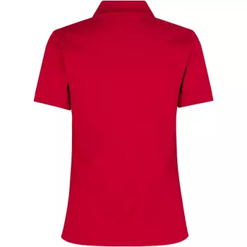 ID Damen Poloshirt mit Stretch, Rot