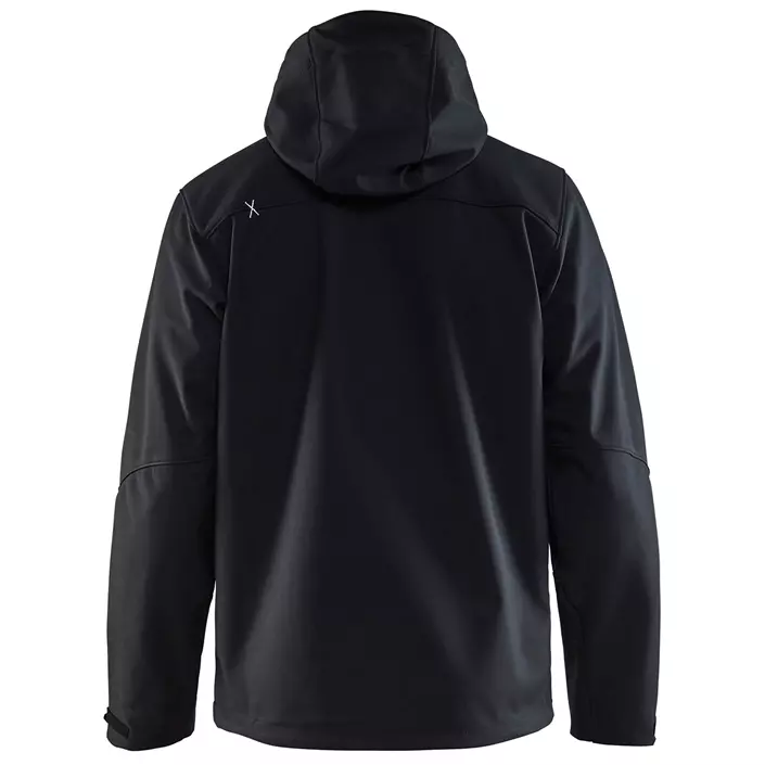 Blåkläder softshell jacket, Black/Silver, large image number 1