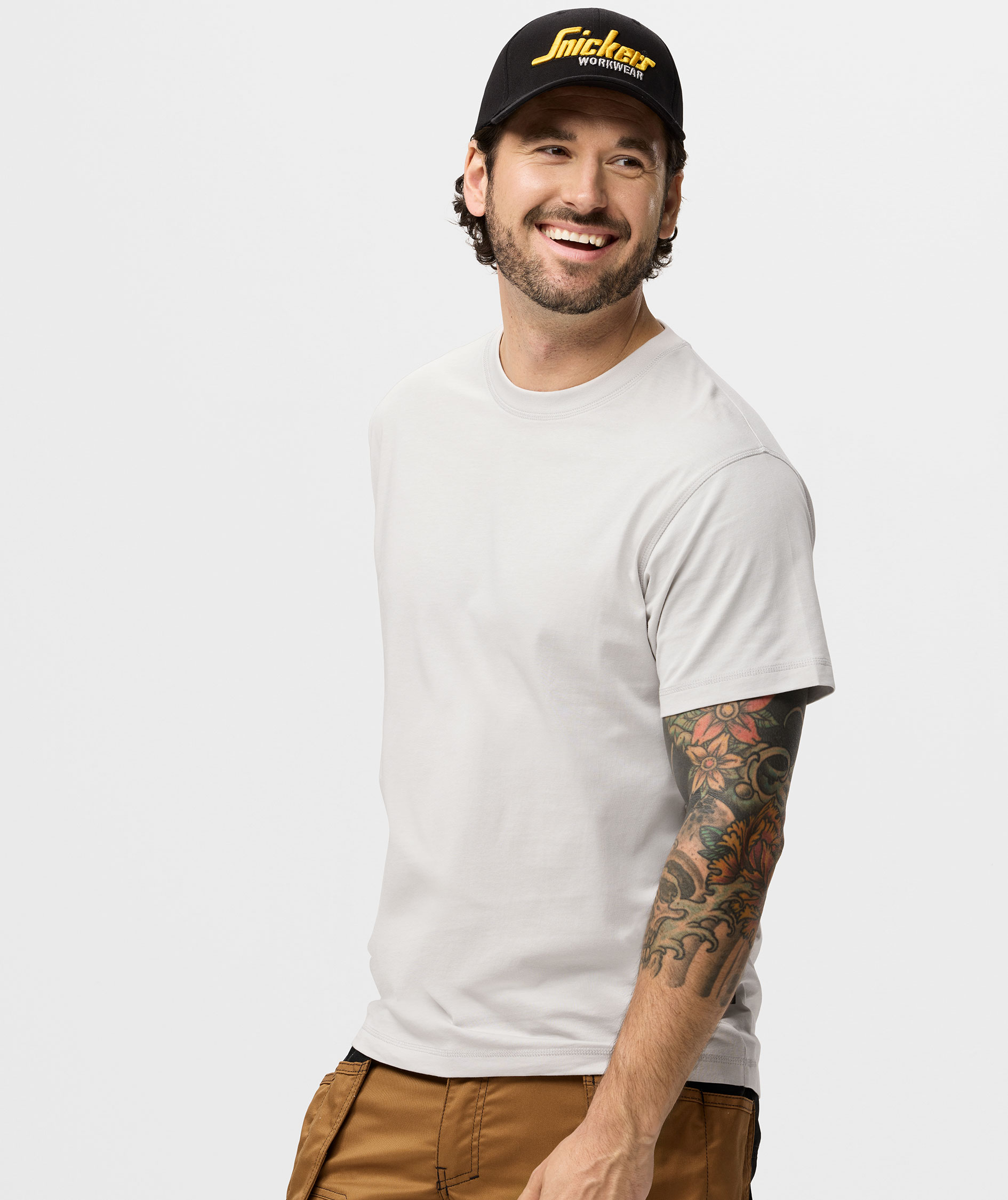 Snickers Flexfit logo keps 9002, Black/Black, large image number 1