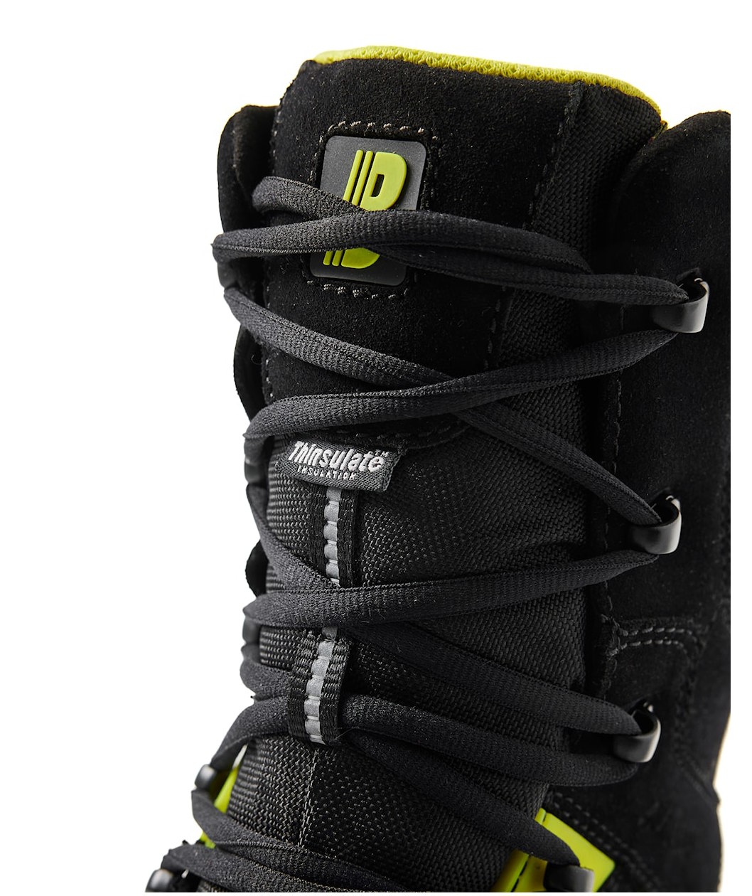 Bl&aring;kl&auml;der Storm winter safety boots S3, Black/Hi-Vis Yellow, large image number 4