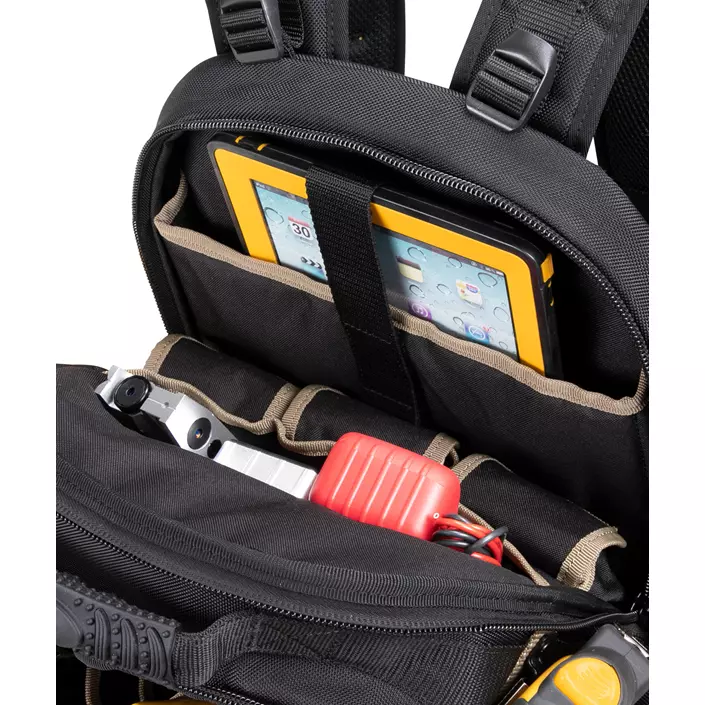 CLC Work Gear 1133 Premium tool backpack 27L, Black, Black, large image number 7