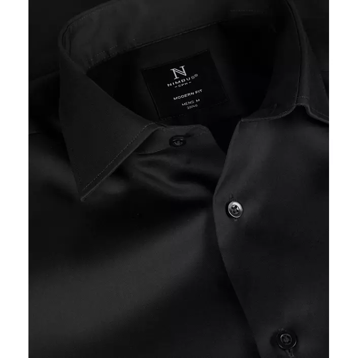 Nimbus Portland Slim fit shirt, Black, large image number 5