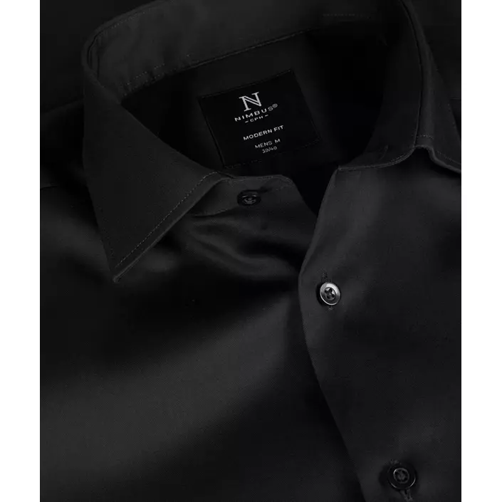Nimbus Portland Slim fit shirt, Black, Black, large image number 5