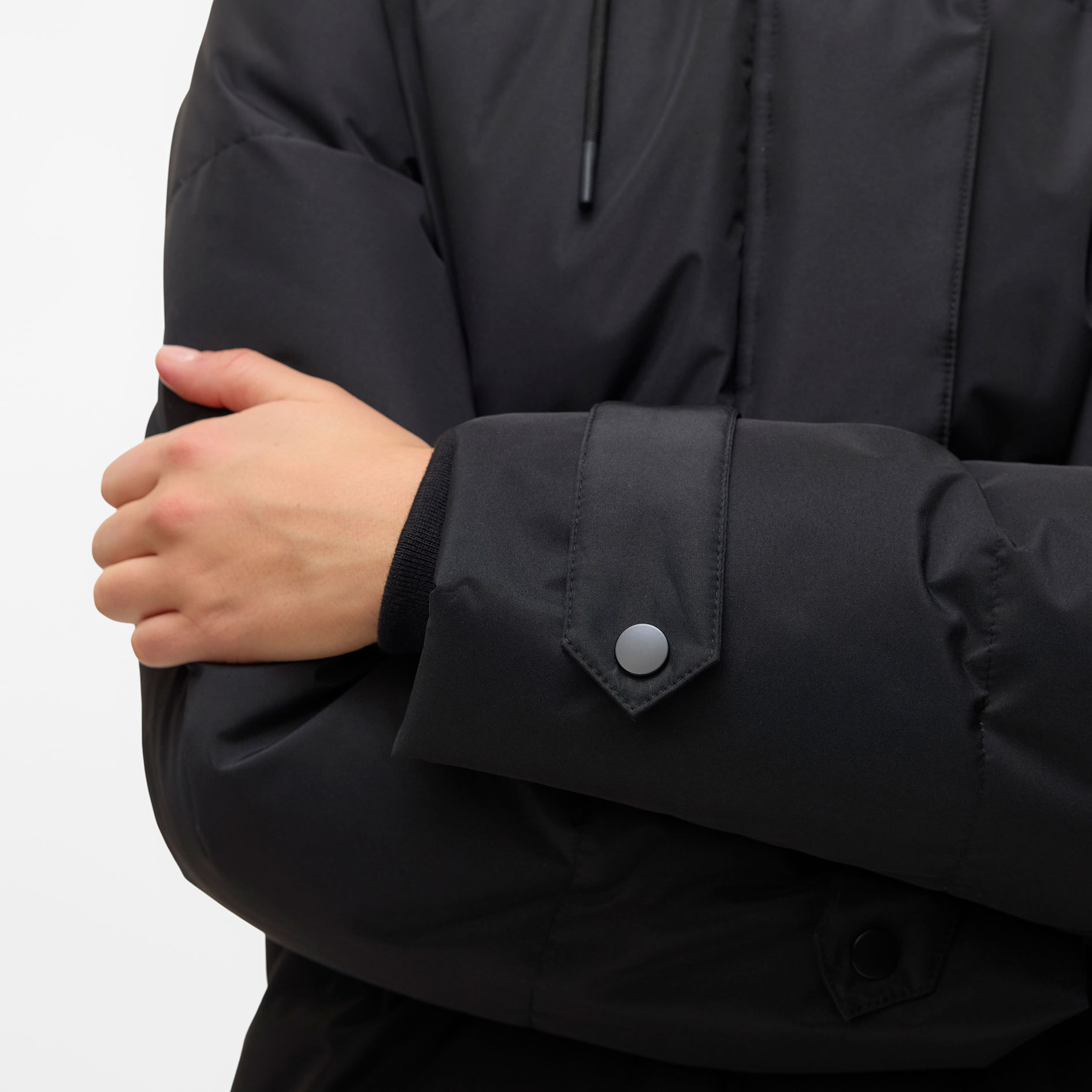 Vero Moda VMLEONIELEA dunjacka dam, Black, large image number 3