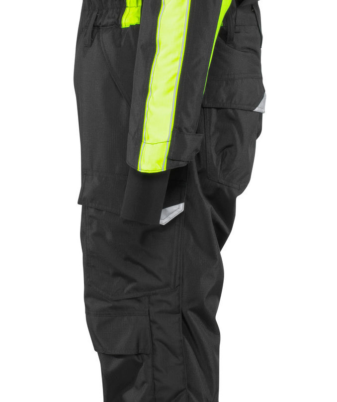 Mascot Hardwear thermal coverall, Black/Hi-Vis Yellow, large image number 7