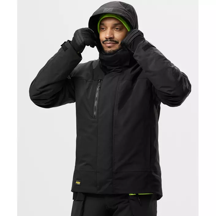 Snickers AllroundWork vinterjakke 1112, Black, large image number 1