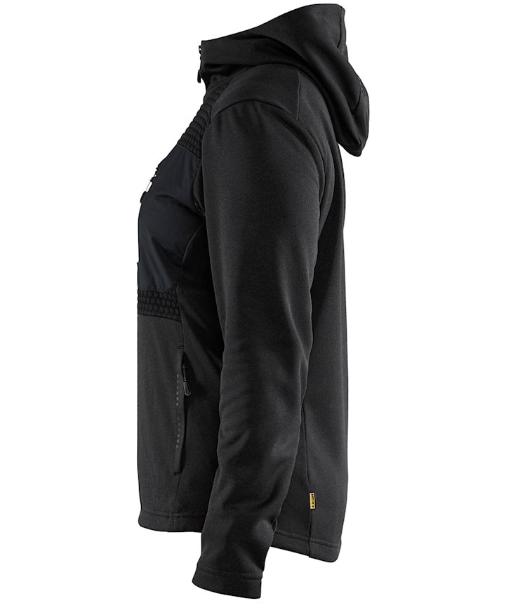 Bl&aring;kl&auml;der women's hoodie with zipper, Black, large image number 4