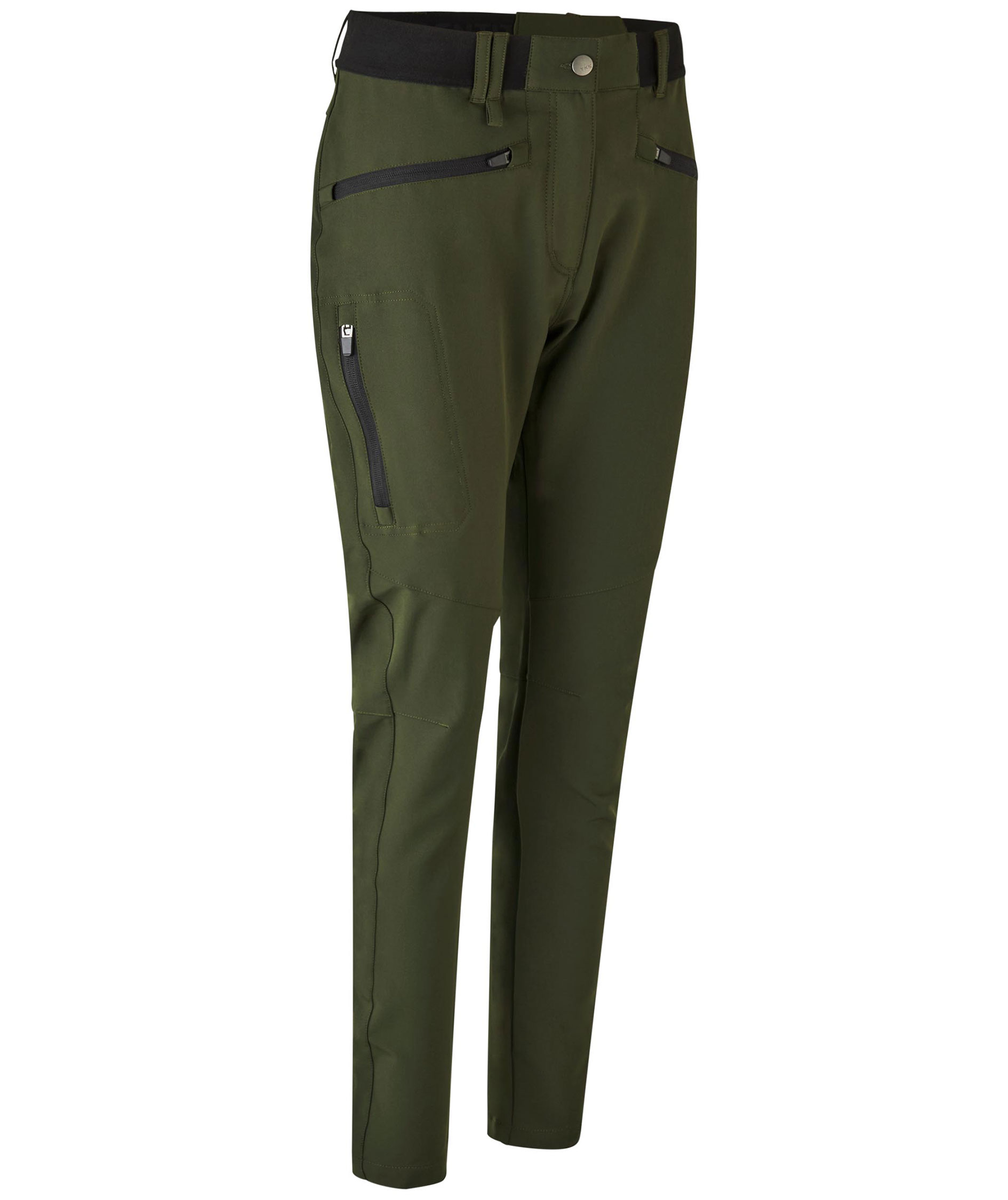 ID&nbsp;CORE dame stretch bukser, Olivengr&oslash;n, large image number 3